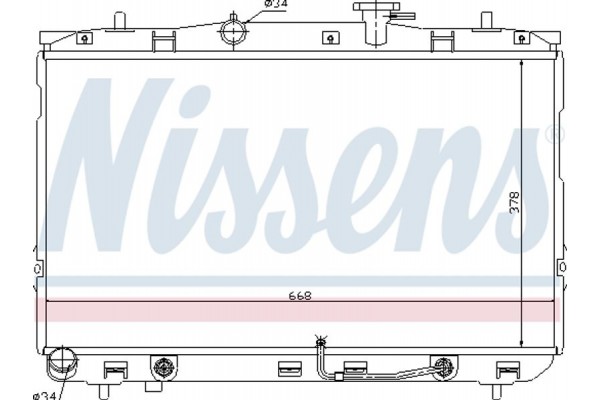 Nissens Ψυγείο, Ψύξη Κινητήρα - 67489