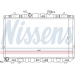 Nissens Ψυγείο, Ψύξη Κινητήρα - 67494