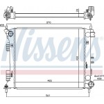 Nissens Ψυγείο, Ψύξη Κινητήρα - 675007