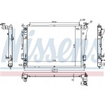 Nissens Ψυγείο, Ψύξη Κινητήρα - 675012