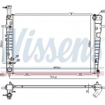 Nissens Ψυγείο, Ψύξη Κινητήρα - 675015