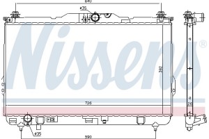 Nissens Ψυγείο, Ψύξη Κινητήρα - 675017