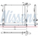 Nissens Ψυγείο, Ψύξη Κινητήρα - 675032