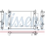 Nissens Ψυγείο, Ψύξη Κινητήρα - 675073