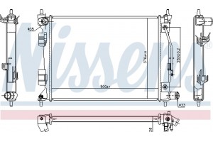 Nissens Ψυγείο, Ψύξη Κινητήρα - 675073