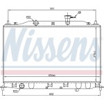 Nissens Ψυγείο, Ψύξη Κινητήρα - 67509