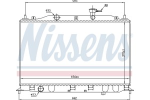 Nissens Ψυγείο, Ψύξη Κινητήρα - 67509