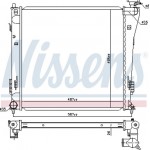 Nissens Ψυγείο, Ψύξη Κινητήρα - 67551