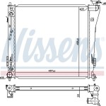 Nissens Ψυγείο, Ψύξη Κινητήρα - 67552