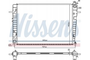 Nissens Ψυγείο, Ψύξη Κινητήρα - 67618