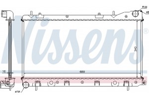 Nissens Ψυγείο, Ψύξη Κινητήρα - 67706A