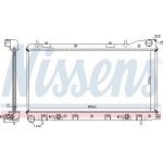 Nissens Ψυγείο, Ψύξη Κινητήρα - 67707A