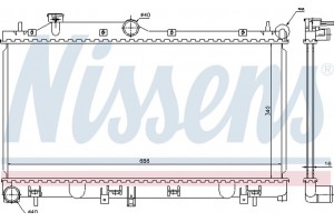 Nissens Ψυγείο, Ψύξη Κινητήρα - 67723