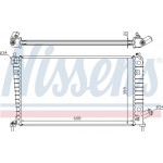 Nissens Ψυγείο, Ψύξη Κινητήρα - 68004A