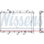 Nissens Ψυγείο, Ψύξη Κινητήρα - 68092