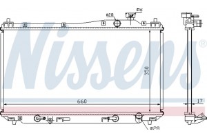 Nissens Ψυγείο, Ψύξη Κινητήρα - 68115