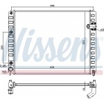 Nissens Ψυγείο, Ψύξη Κινητήρα - 681208