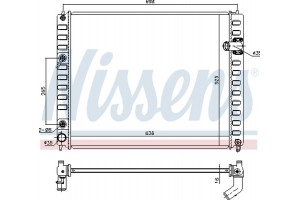 Nissens Ψυγείο, Ψύξη Κινητήρα - 681208