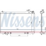 Nissens Ψυγείο, Ψύξη Κινητήρα - 681212