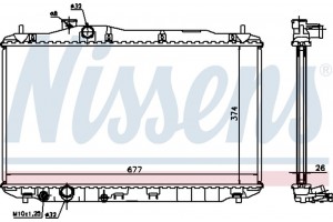 Nissens Ψυγείο, Ψύξη Κινητήρα - 68134A