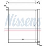 Nissens Ψυγείο, Ψύξη Κινητήρα - 68451