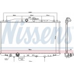Nissens Ψυγείο, Ψύξη Κινητήρα - 68604