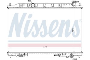 Nissens Ψυγείο, Ψύξη Κινητήρα - 68712