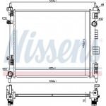 Nissens Ψυγείο, Ψύξη Κινητήρα - 68752