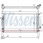 Nissens Ψυγείο, Ψύξη Κινητήρα - 69225