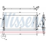 Nissens Ψυγείο, Ψύξη Κινητήρα - 69226