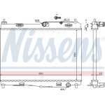 Nissens Ψυγείο, Ψύξη Κινητήρα - 69235