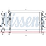 Nissens Ψυγείο, Ψύξη Κινητήρα - 69253