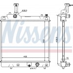 Nissens Ψυγείο, Ψύξη Κινητήρα - 69401