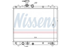Nissens Ψυγείο, Ψύξη Κινητήρα - 69402