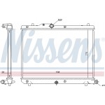 Nissens Ψυγείο, Ψύξη Κινητήρα - 69403