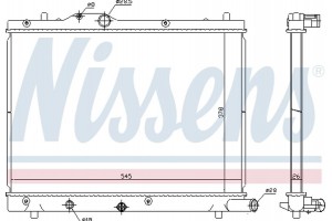 Nissens Ψυγείο, Ψύξη Κινητήρα - 69404