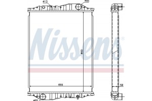 Nissens Ψυγείο, Ψύξη Κινητήρα - 69600A