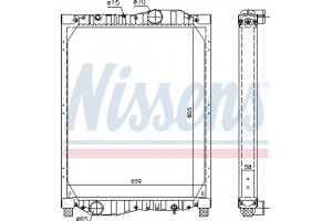Nissens Ψυγείο, Ψύξη Κινητήρα - 69609