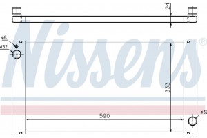 Nissens Ψυγείο, Ψύξη Κινητήρα - 69705