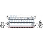 Nissens Ψυγείο Χαμηλής θερμοκρασίας, Ψυγείο Αέρα Υπερπλήρωσης - 606032