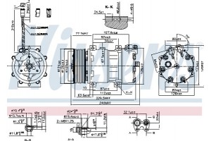 Nissens Συμπιεστής, συστ. Κλιματισμού - 890022