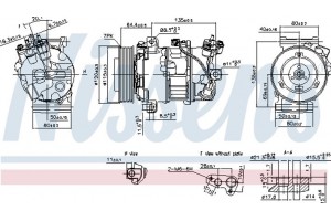 Nissens Συμπιεστής, συστ. Κλιματισμού - 890126