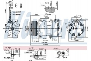 Nissens Συμπιεστής, συστ. Κλιματισμού - 890022