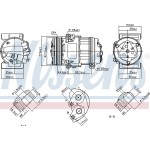 Nissens Συμπιεστής, συστ. Κλιματισμού - 890055