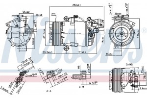 Nissens Συμπιεστής, συστ. Κλιματισμού - 890071