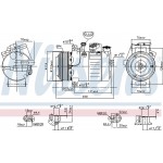Nissens Συμπιεστής, συστ. Κλιματισμού - 890115