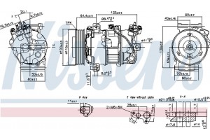 Nissens Συμπιεστής, συστ. Κλιματισμού - 890126
