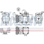 Nissens Συμπιεστής, συστ. Κλιματισμού - 890129