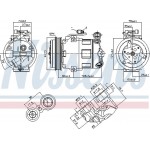 Nissens Συμπιεστής, συστ. Κλιματισμού - 890185
