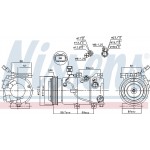 Nissens Συμπιεστής, συστ. Κλιματισμού - 890241